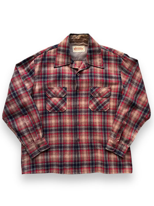 front of Vintage Kentfield Wool Blend Flannel SZ L