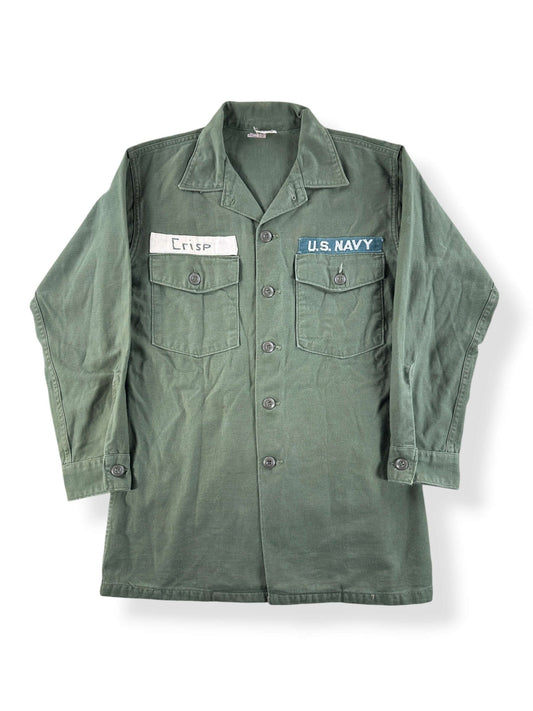 Front of Vintage 60s USN OG-107 Shirt SZ M