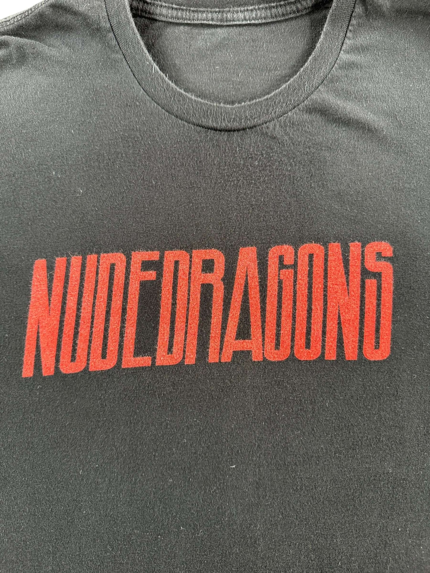 Graphic of 2010 Soundgarden "Nudedragons" Tee SZ L