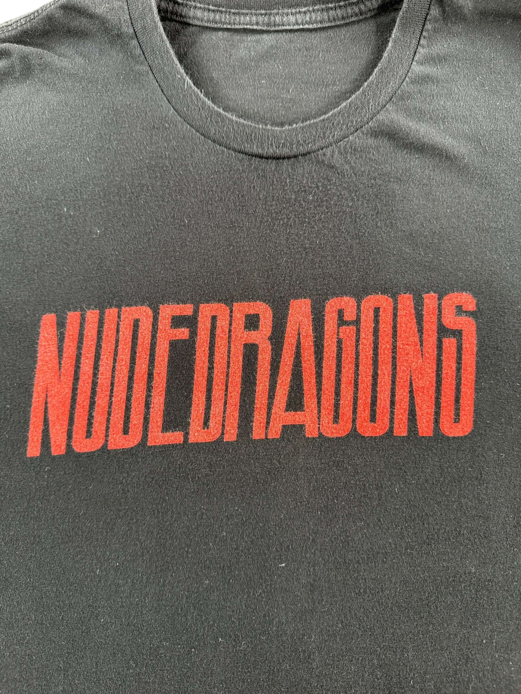 Graphic of 2010 Soundgarden "Nudedragons" Tee SZ L