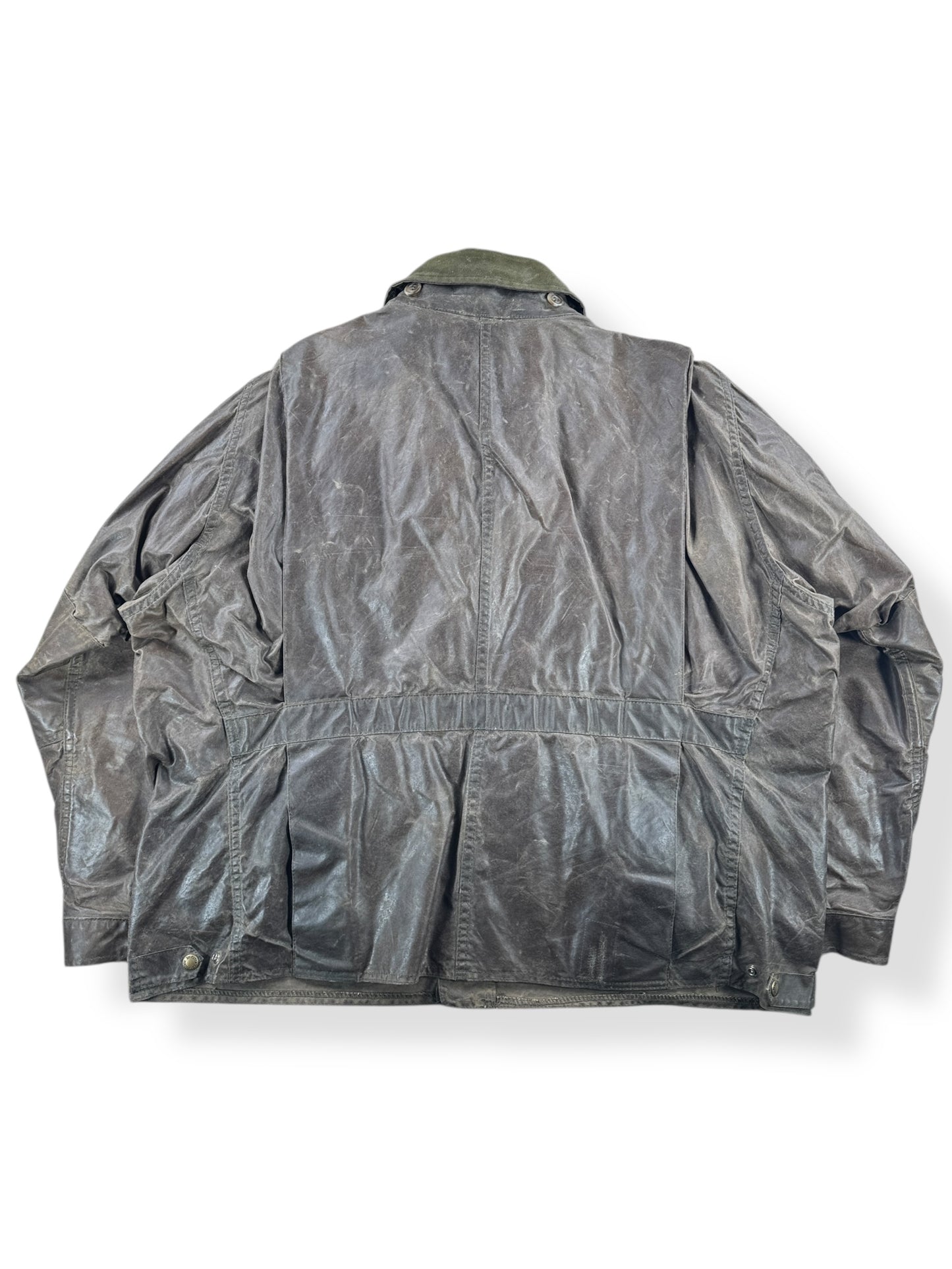 Back of Vintage Filson Waxed Tin Cloth Jacket SZ XXXL