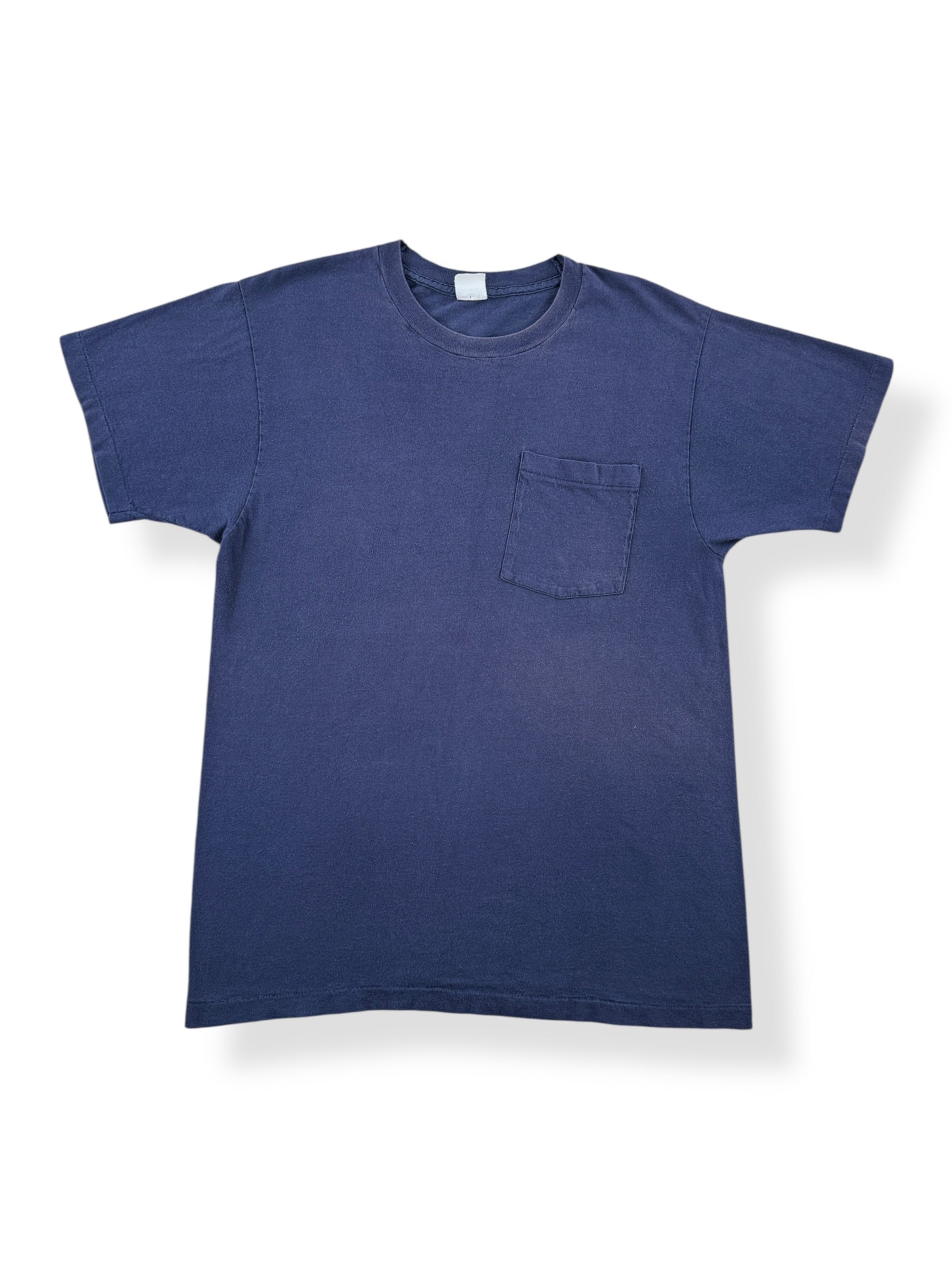 Front of Vintage Faded Blue FOTL Pocket Tee SZ L (Fits M)
