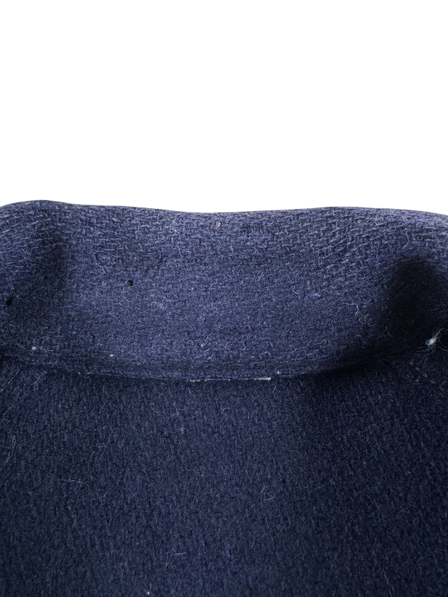 Missing Tag on Vintage Wool Navy Blue Band Jacket SZ L