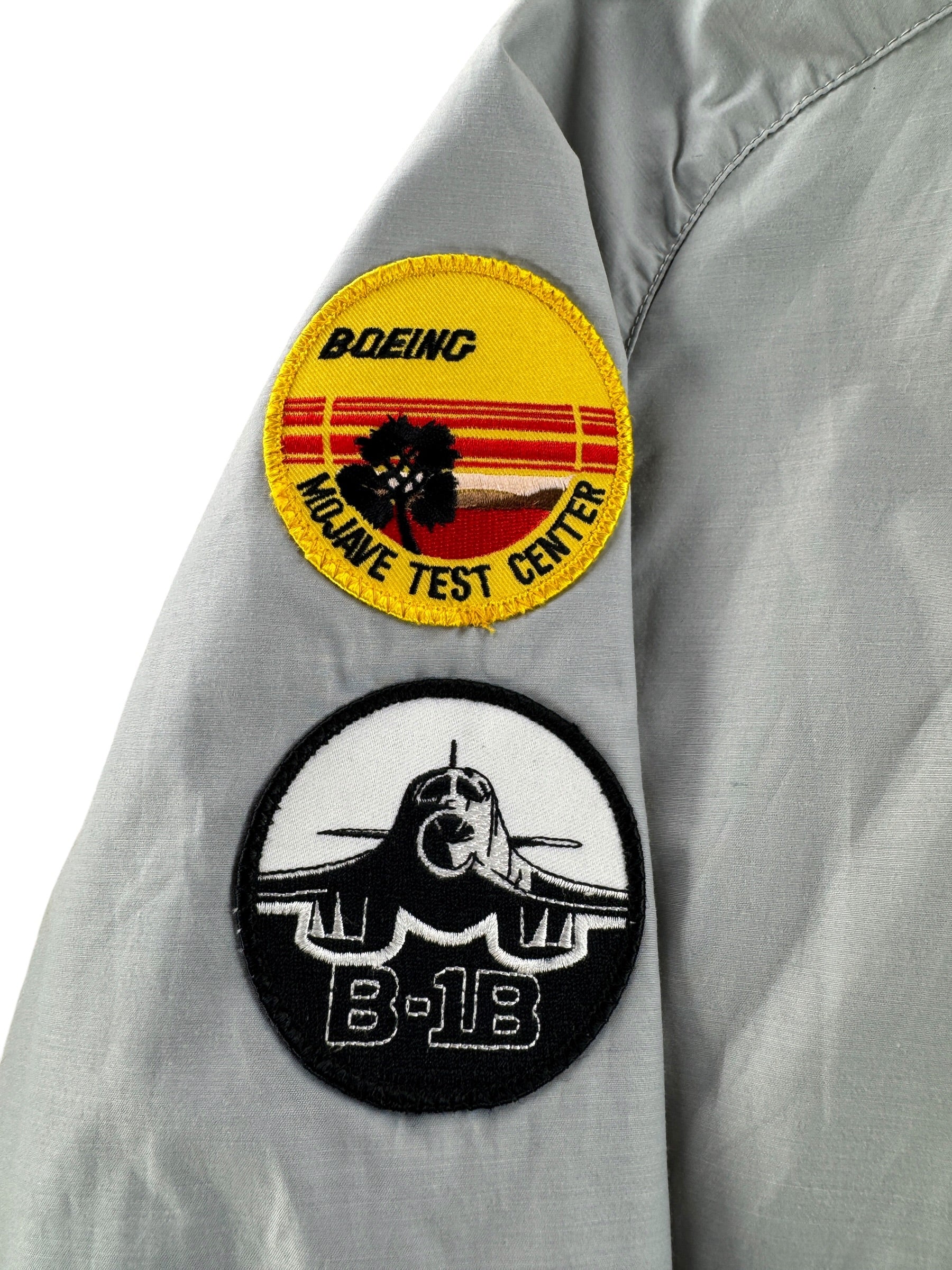 Patch on Vintage Boeing Advanced System Palmdale Jacket SZ M