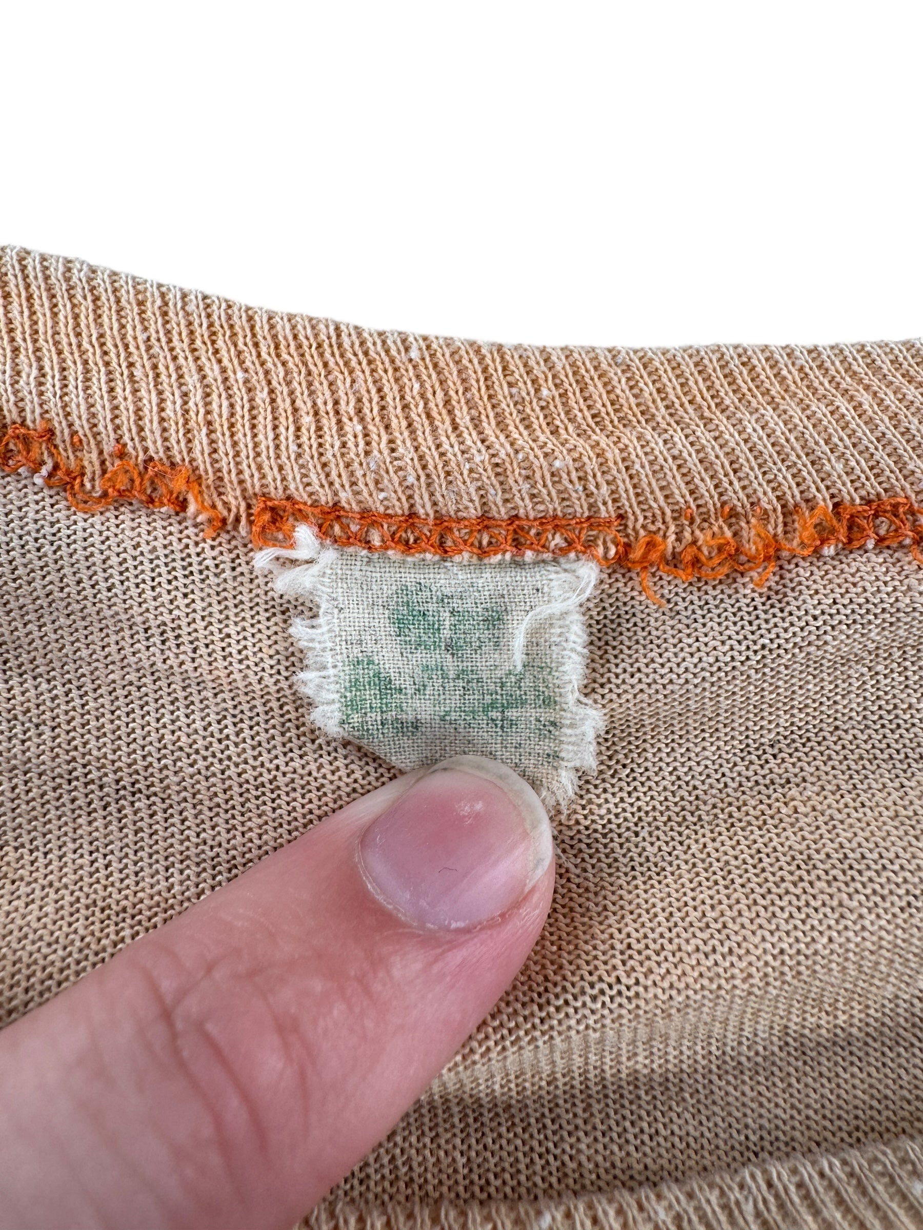 Tag on Vintage Golf Pocket Tee SZ M