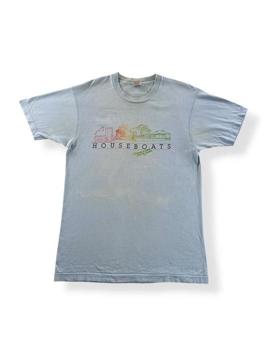 Front of Vintage Seattle Houseboats Tee SZ L (Fits M)