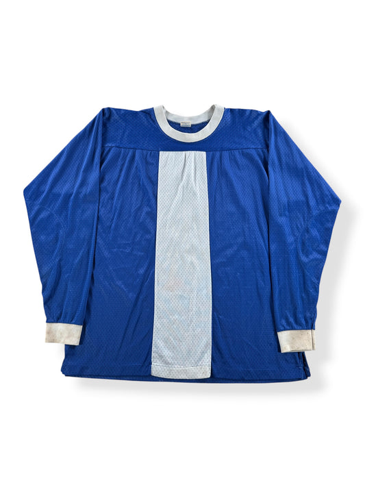 Front of Vintage Champion Blue Bar Vancouver MotoCross Jersey SZ L