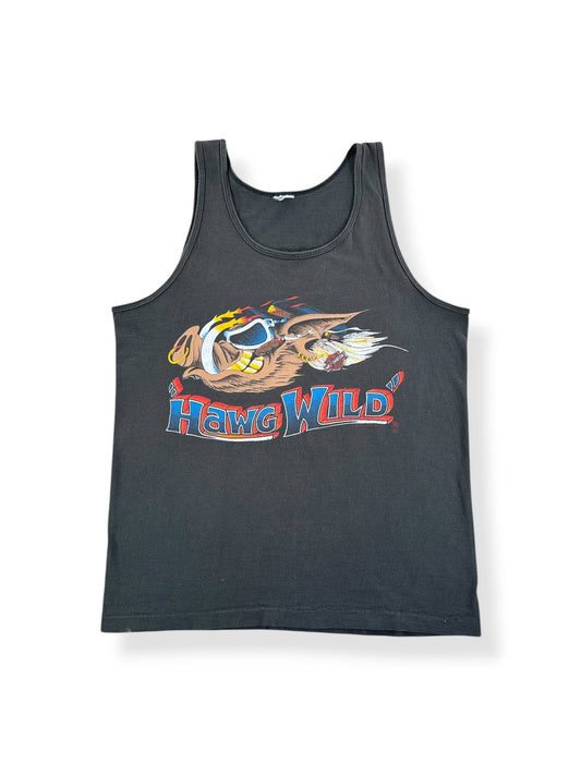Front of Vintage Hawg Wild Tank Top SZ L