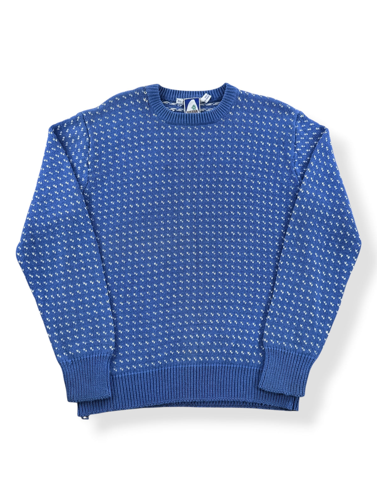 Front of Vintage 1980s Sierra Designs Birdseye Cotton Sweater SZ M/L