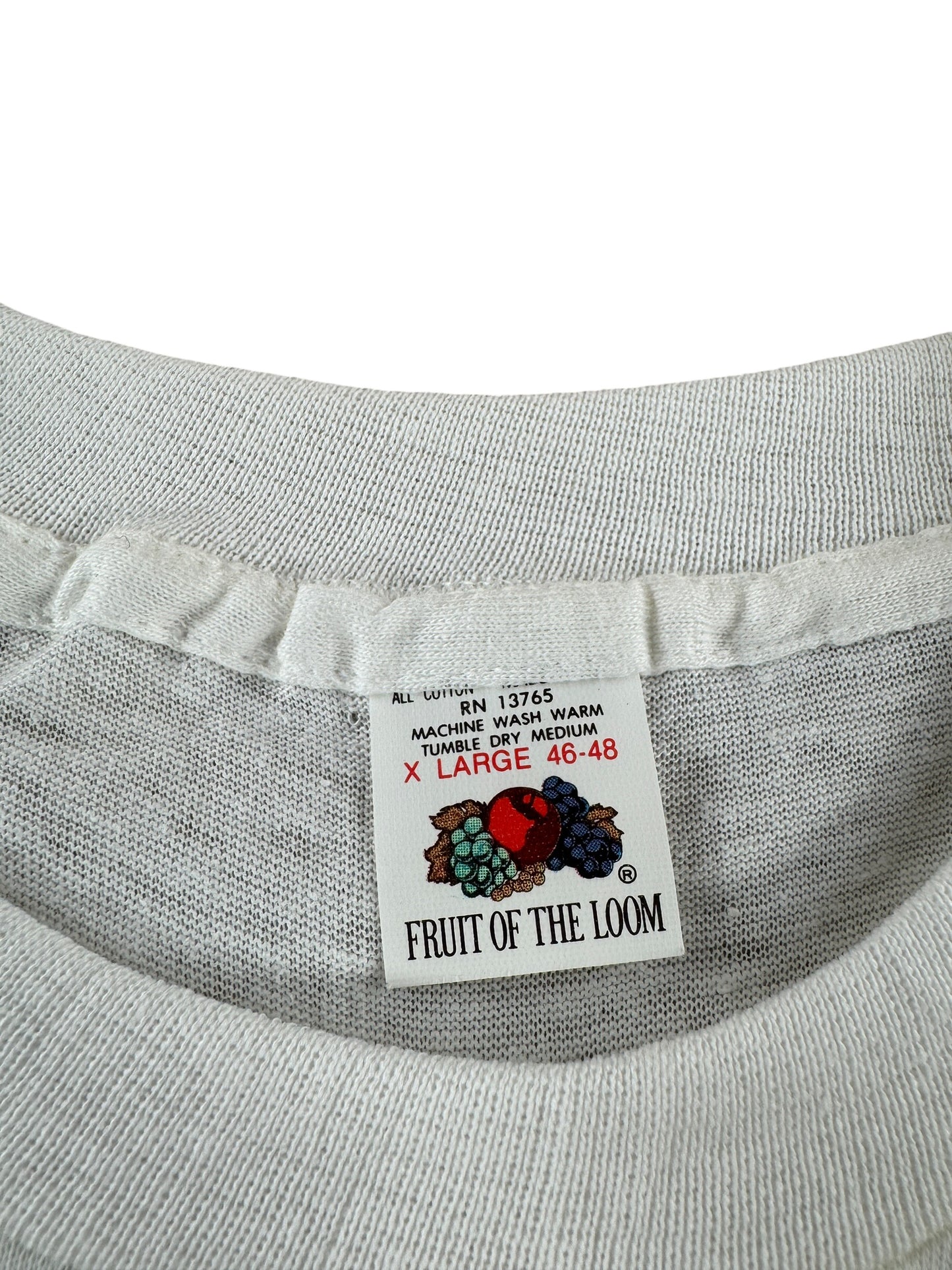 Tag on Vintage FOTL Blank White Tee SZ XL (Fits M)
