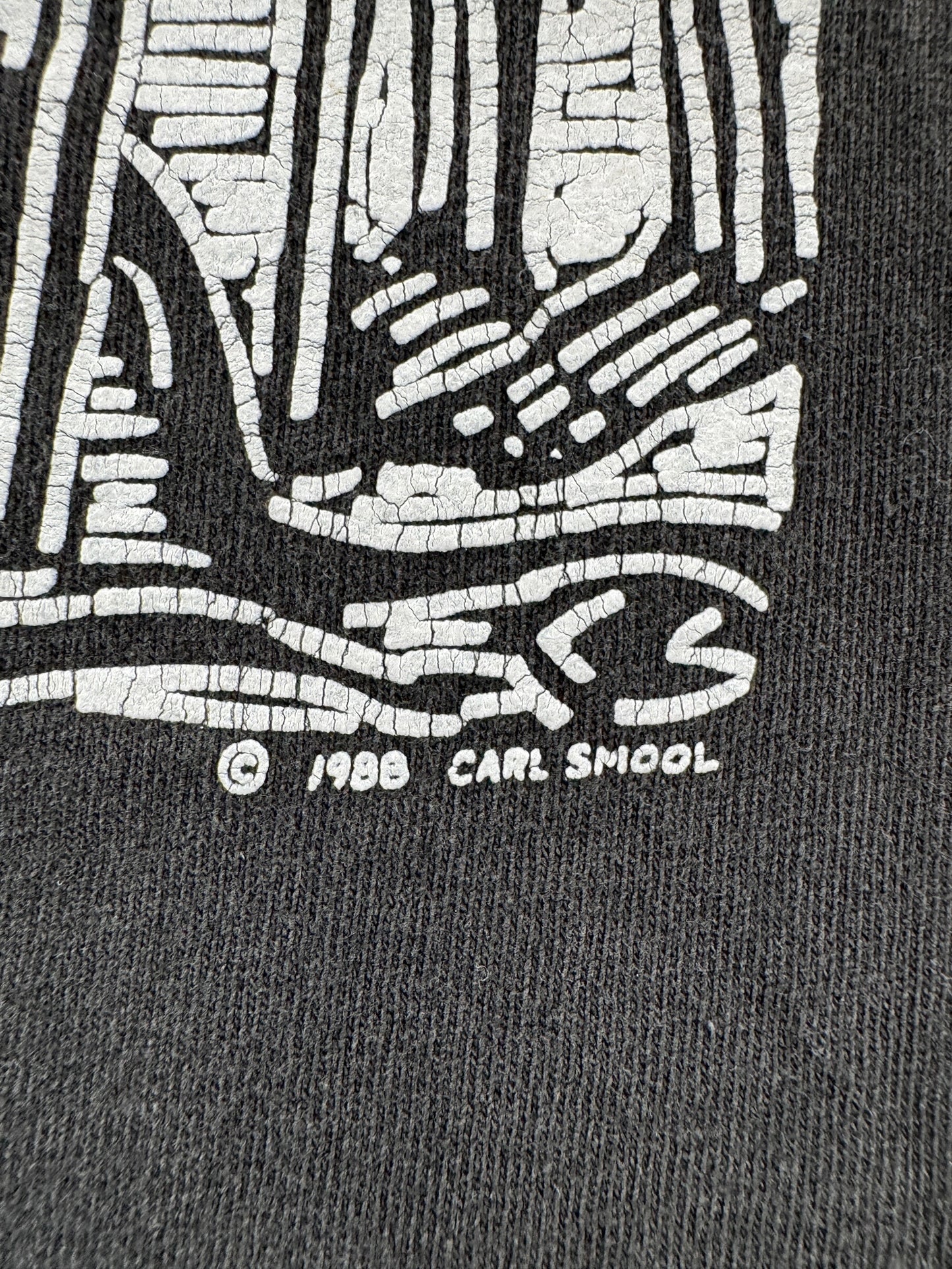 Vintage 80’s Test Print Carl Smool Art Tee SZ XL