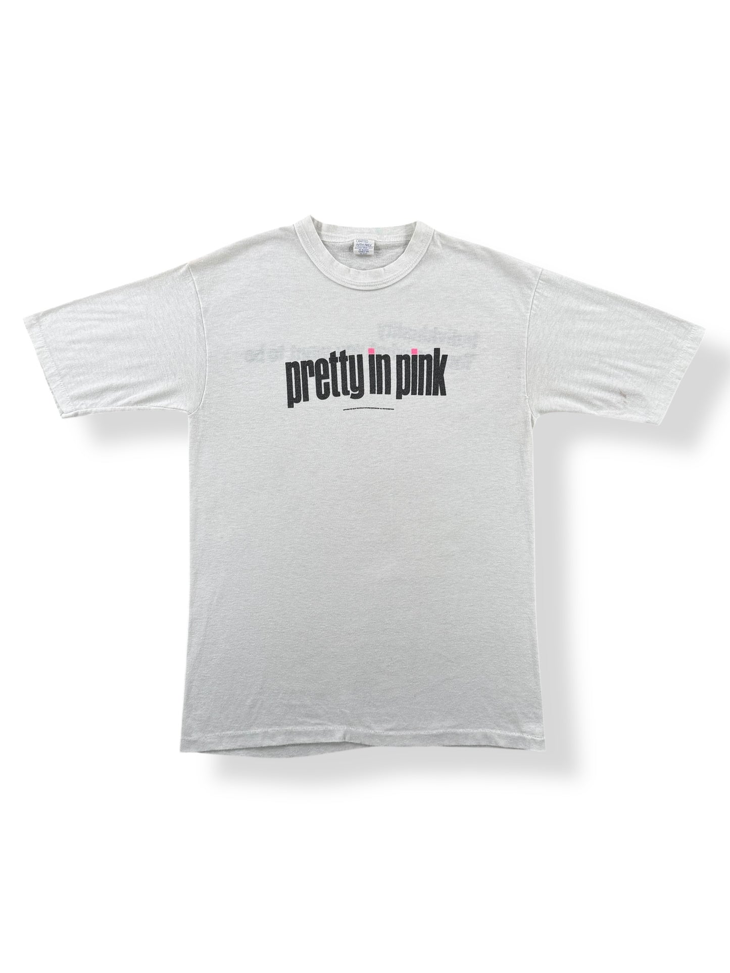 Front of Vintage John Hughes Pretty in Pink Tee SZ S