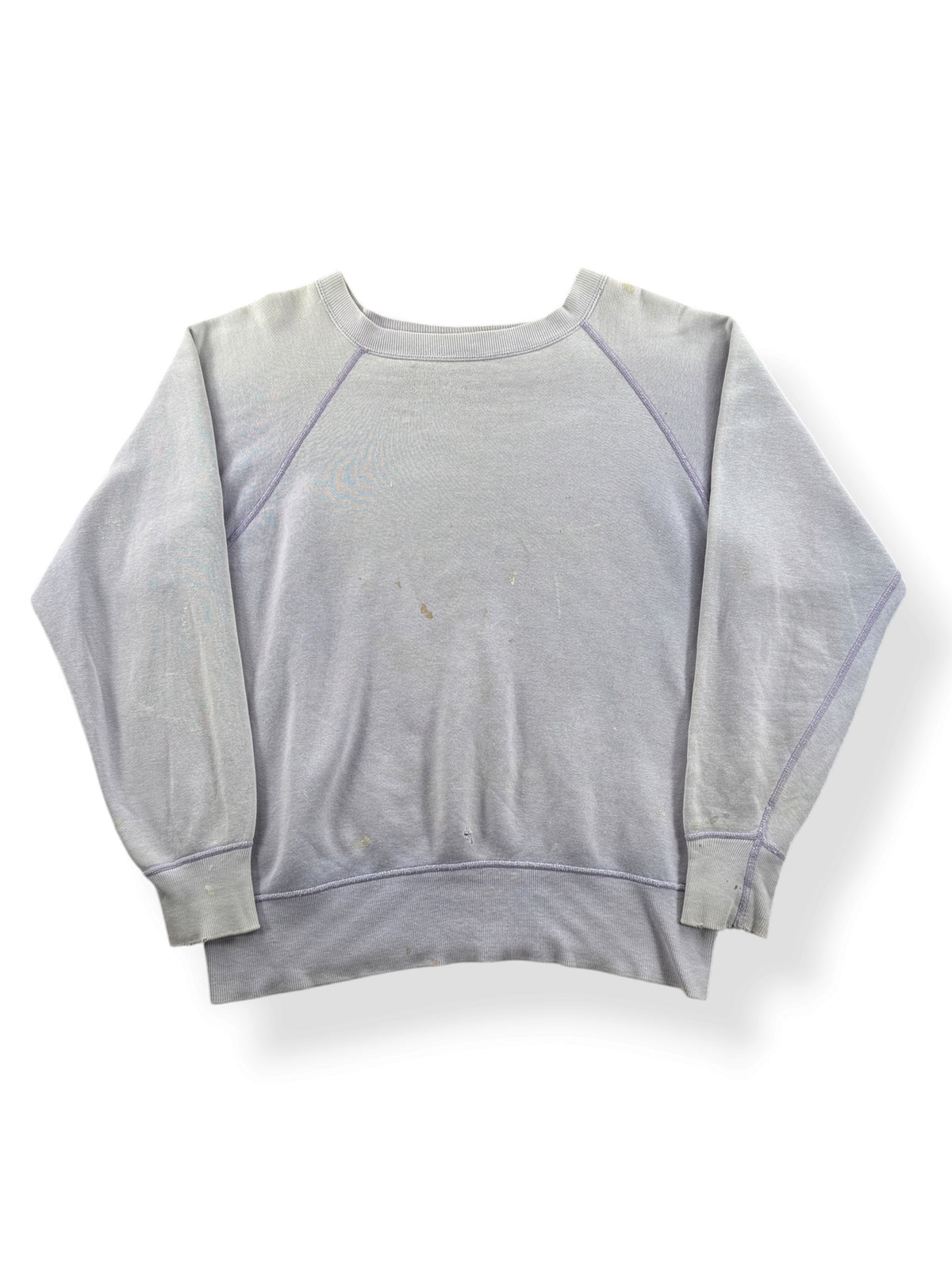 Front of Vintage Lilac All Cotton Crewneck SZ L