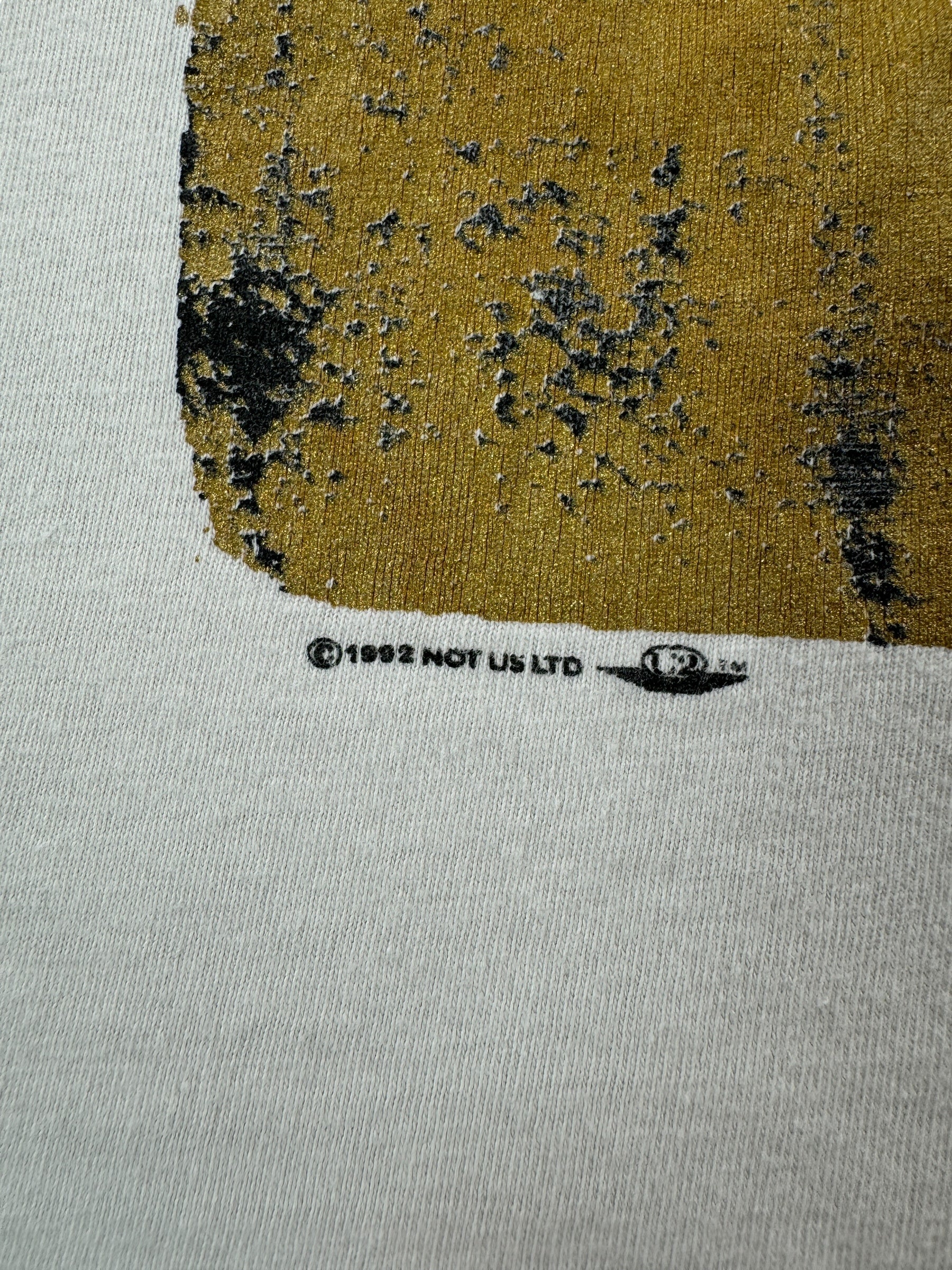 Trademark on Vintage U2 Zoo TV Outside Broadcast Tee SZ XL