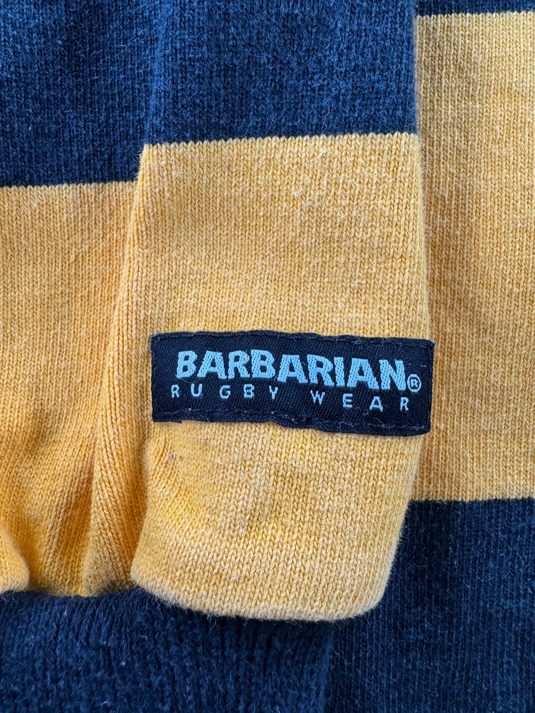 Label on Vintage Canadian Made West Point Rugby Shirt SZ M