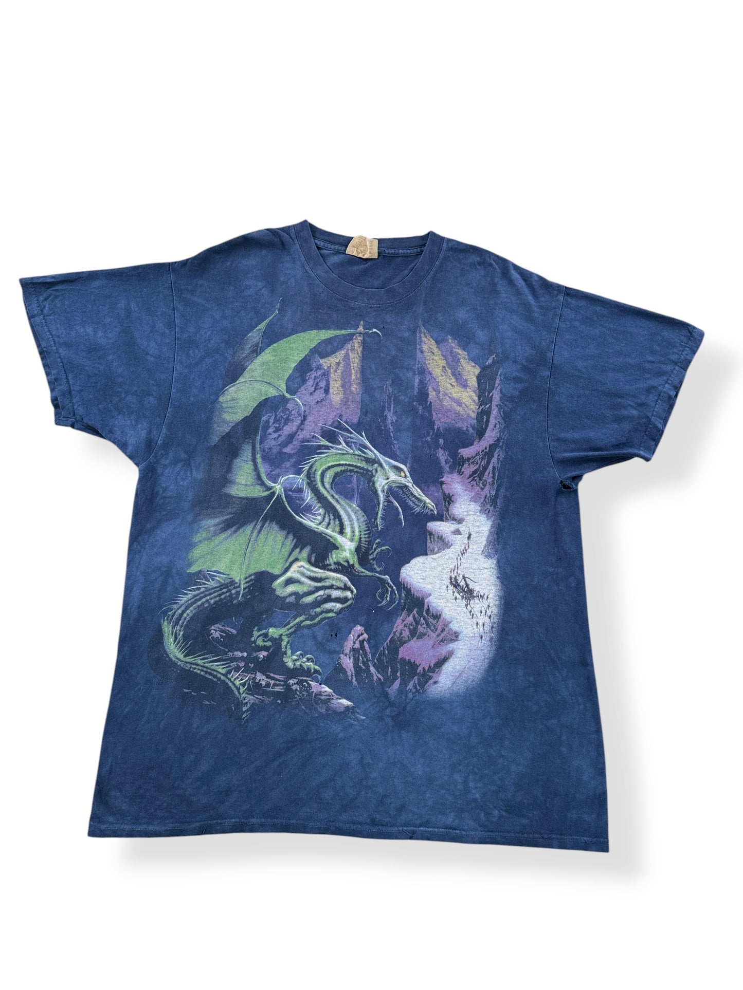 Front of Vintage Dragon Art Tee SZ XL