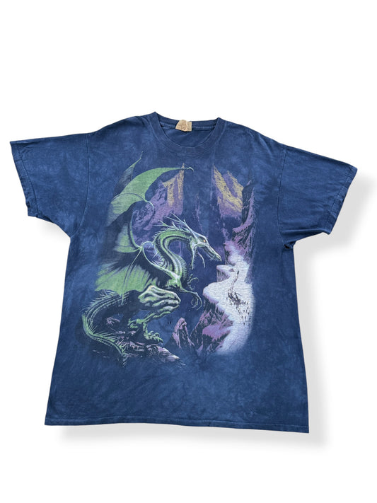Front of Vintage Dragon Art Tee SZ XL