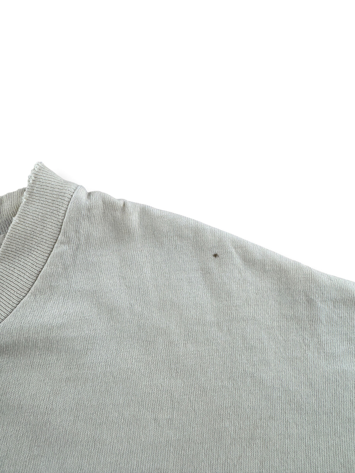 Stains on shoulder of Vintage Distressed Myer's Rum Tee SZ L