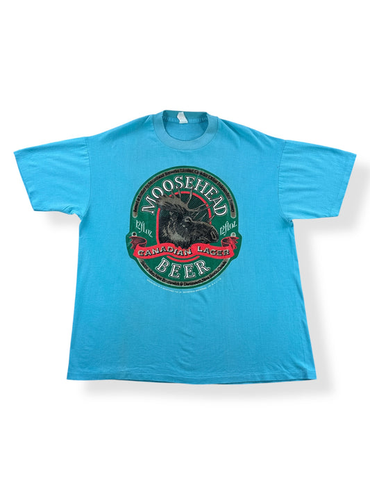 Front of Vintage Moosehead Beer Tee SZ XL