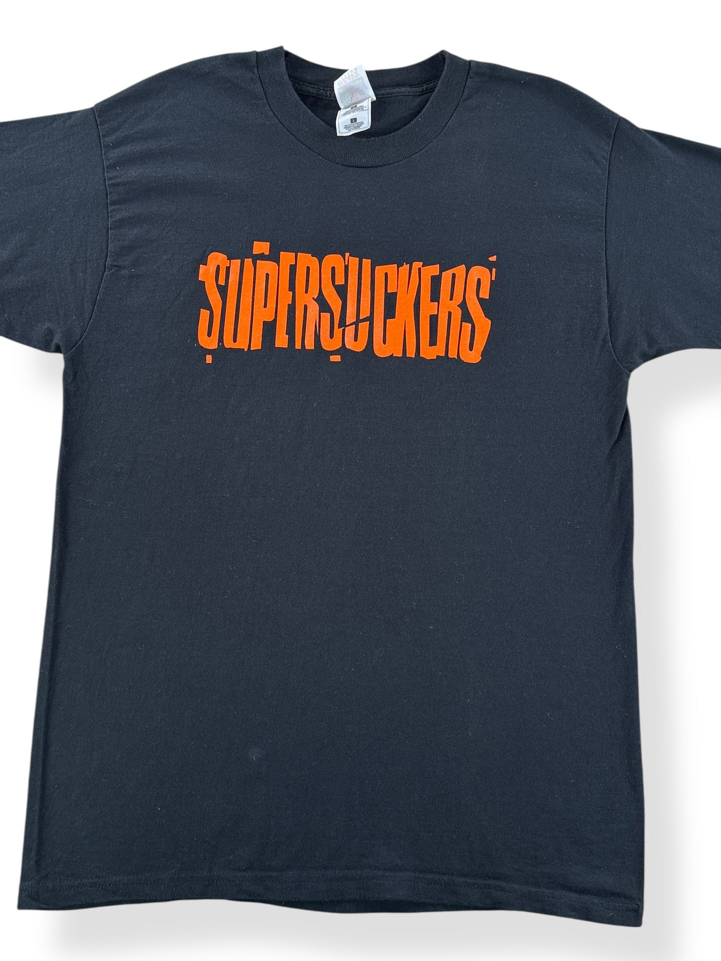 Front Close Up of Vintage Supersuckers Tee SZ L (Fits M)