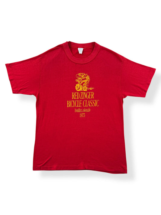 Front of Vintage Red Zinger Classic Tee SZ M