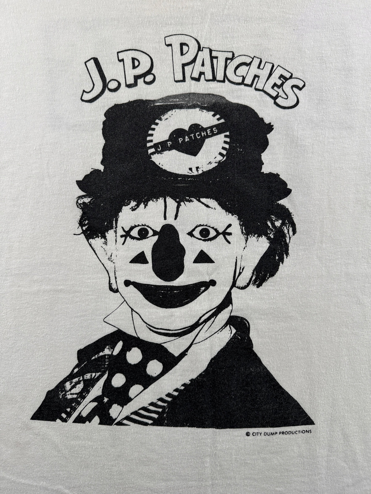 Front graphic on Vintage JP Patches Tee SZ XL
