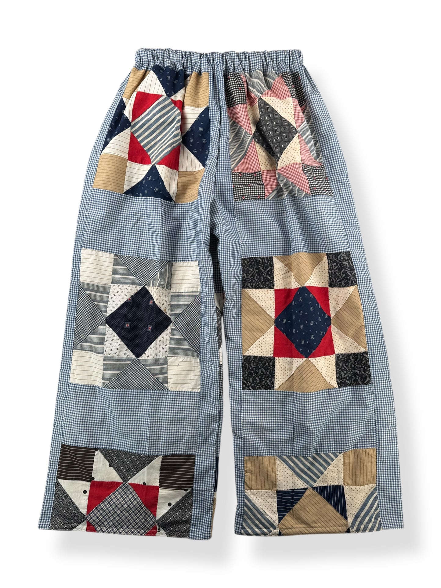 Front of Archive Craft X Barn Owl Vintage Quilt Pants SZ M