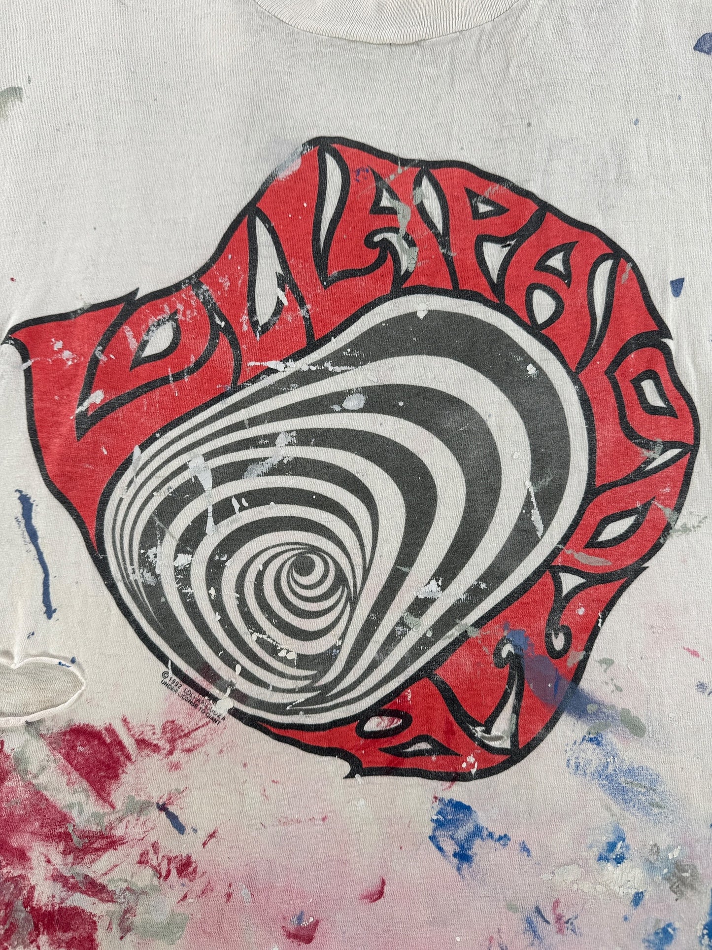 Graphic of Vintage Thrashed 1992 Lollapalooza Tee SZ L - AS IS