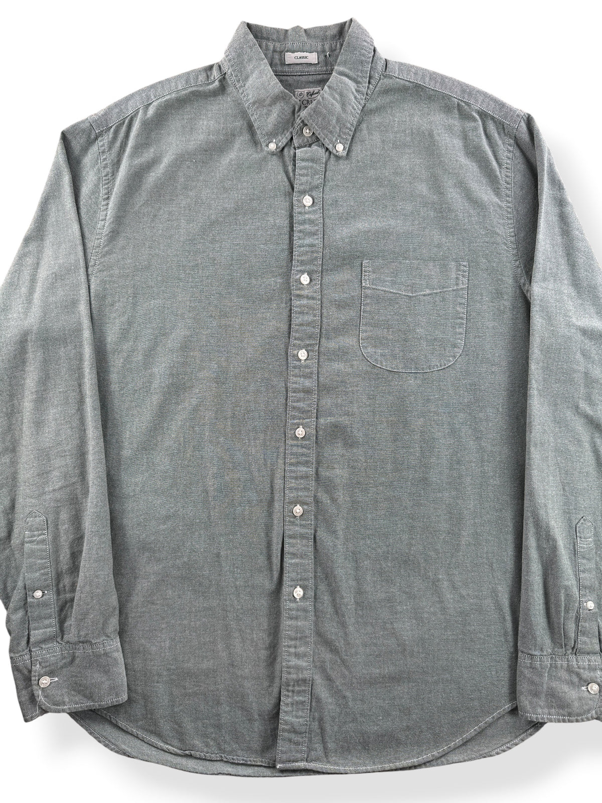 Close-up of Vintage J. Crew Oxford Shirt SZ L