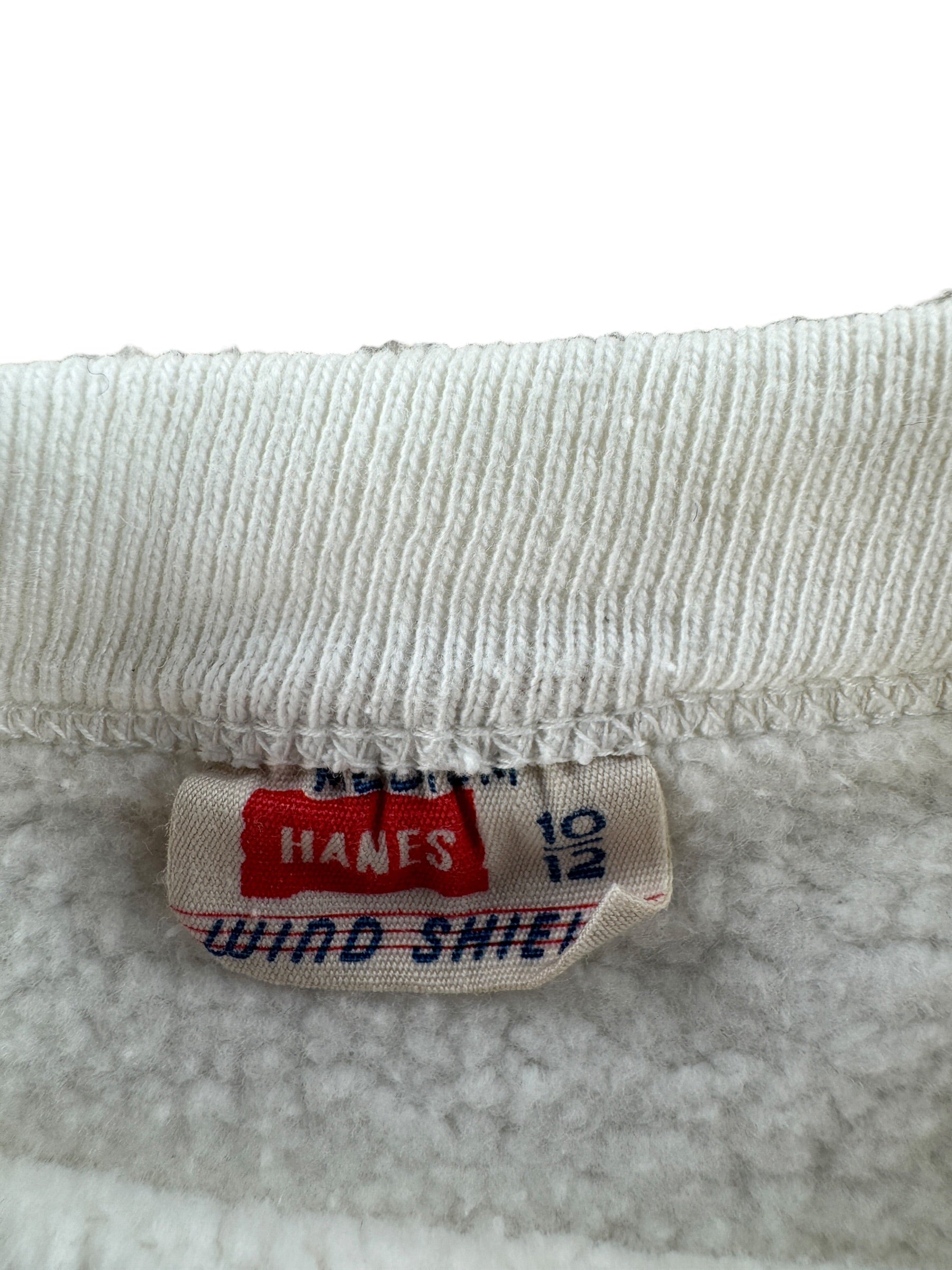Tag on Vintage Hanes Shield Youth Sized Crewneck SZ Youth M (Fits XXS)