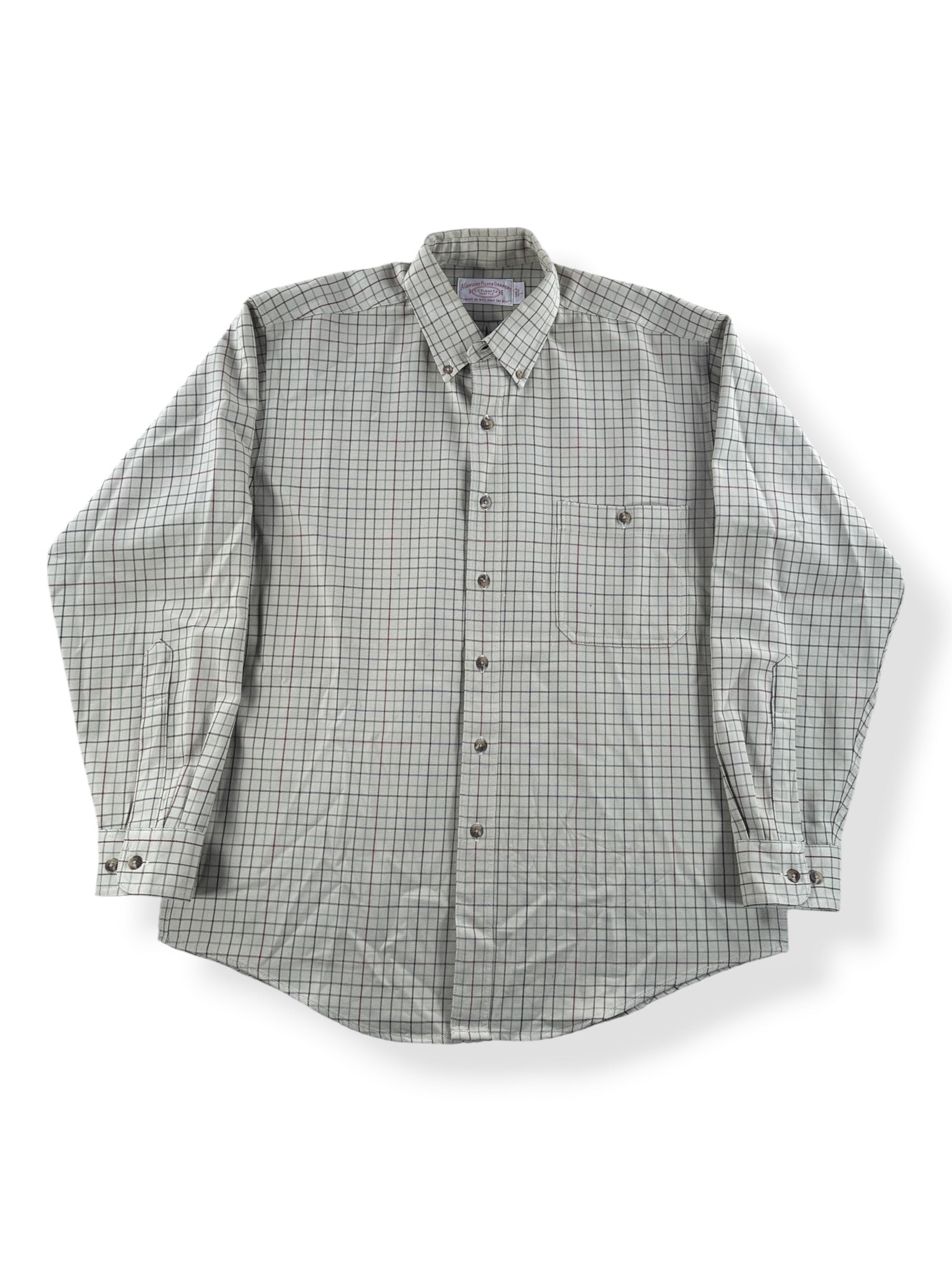 Front of Filson Plaid Wool Shirt SZ L