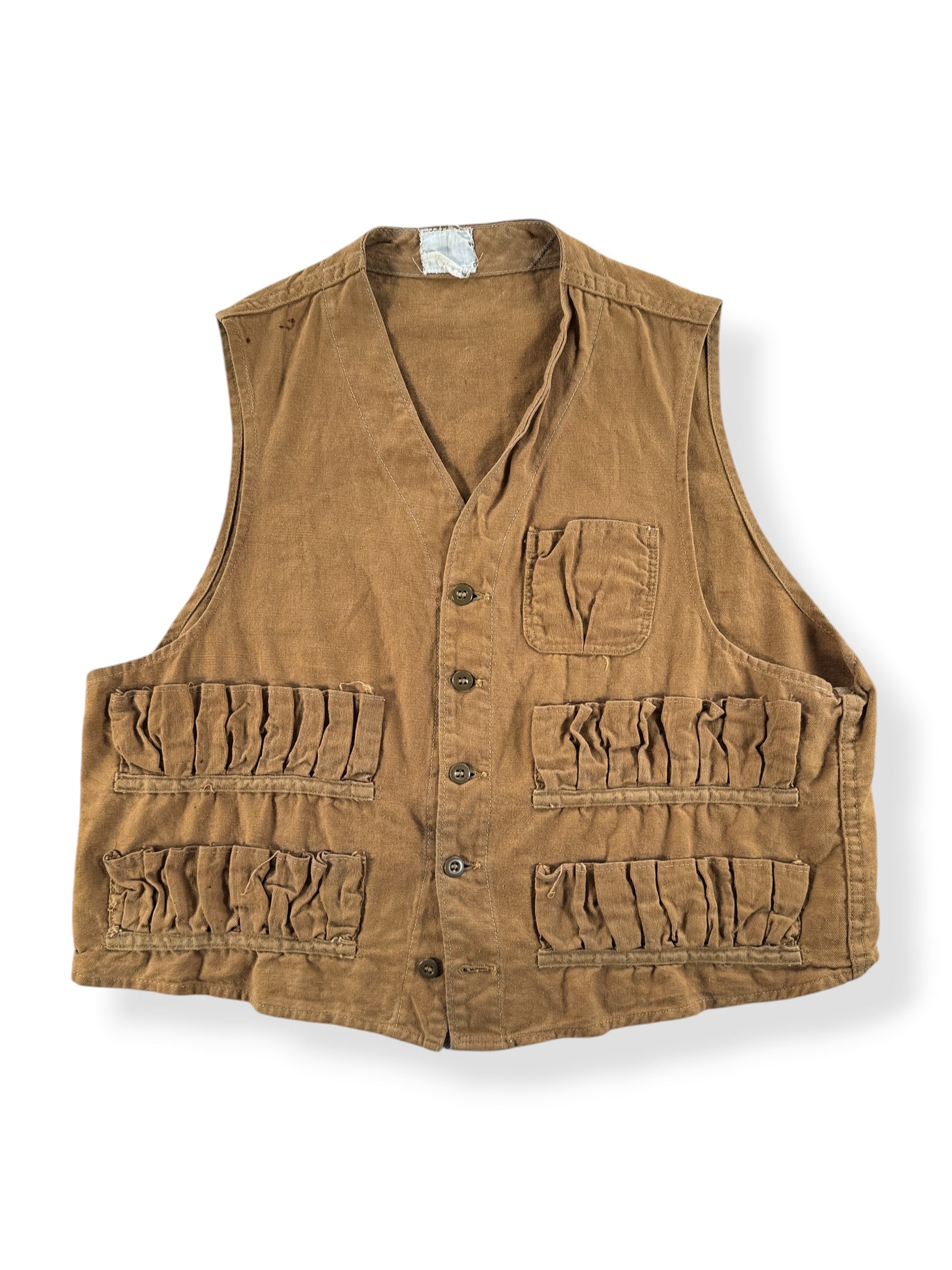 Front of Vintage Hunting Vest SZ M