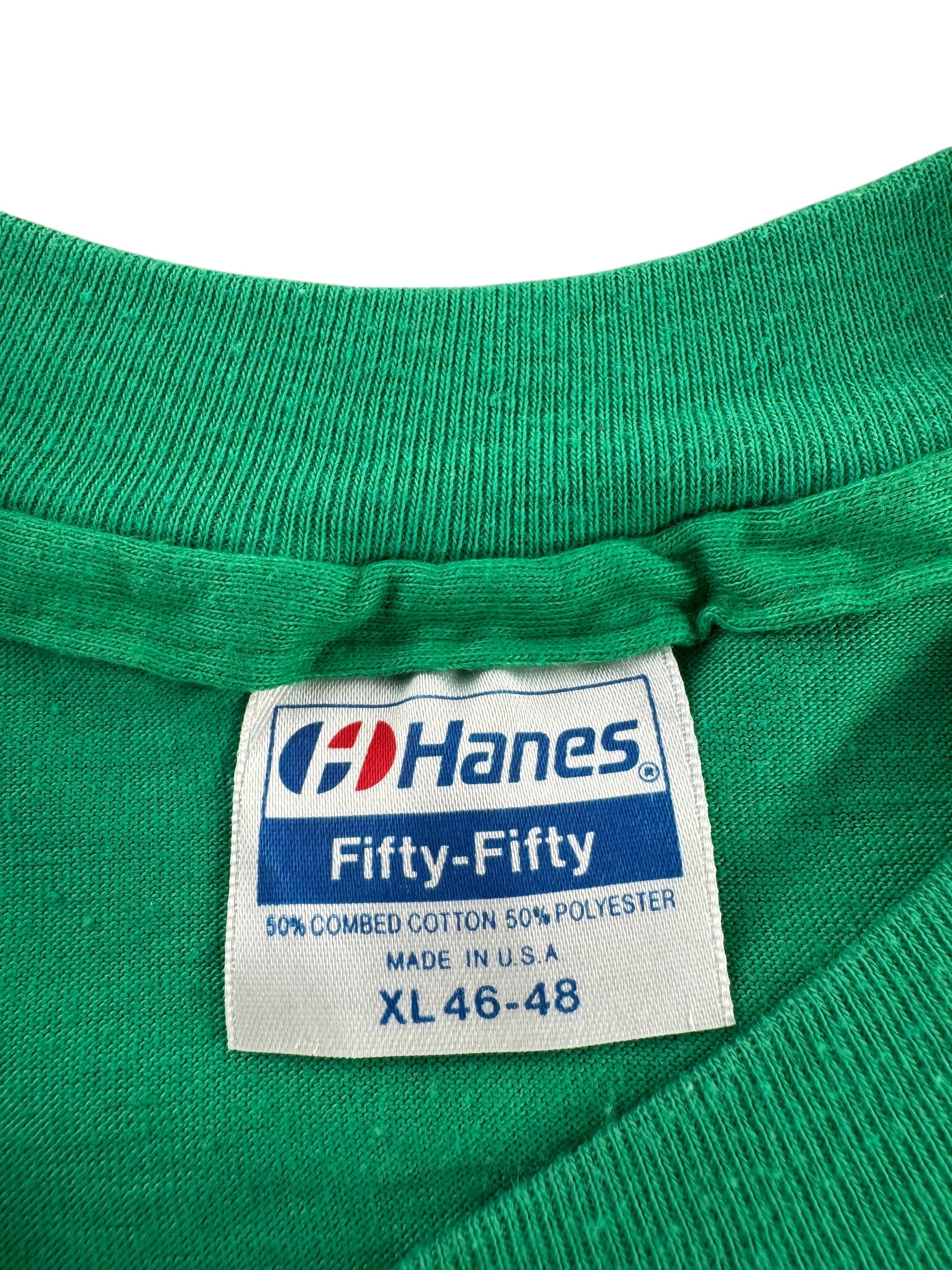 Tag on Vintage 80s Irish Drinking Tee SZ XL (Fits L)