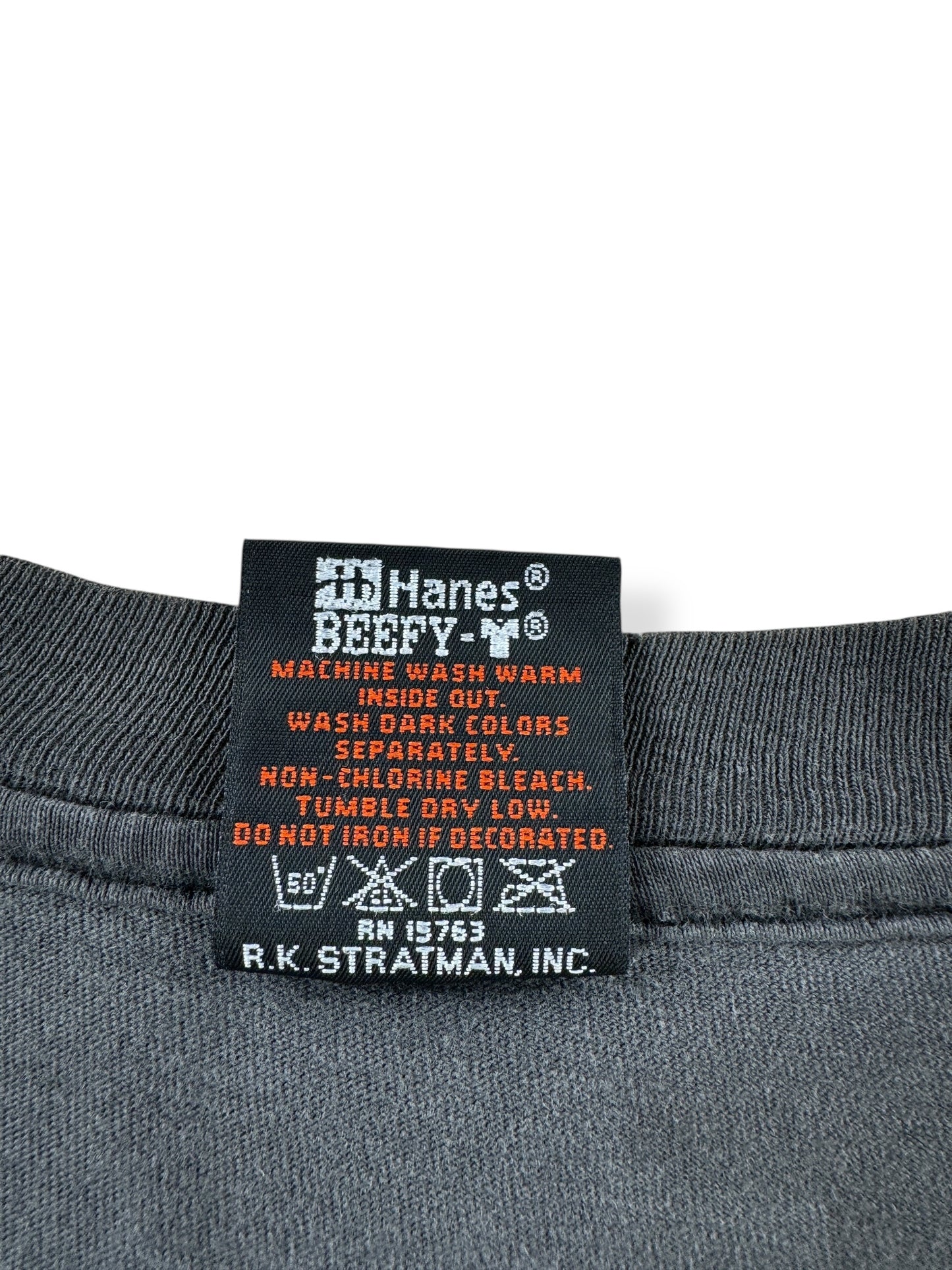 Tag on Vintage Santa Cruz Harley Davidson Panhead Tee SZ L