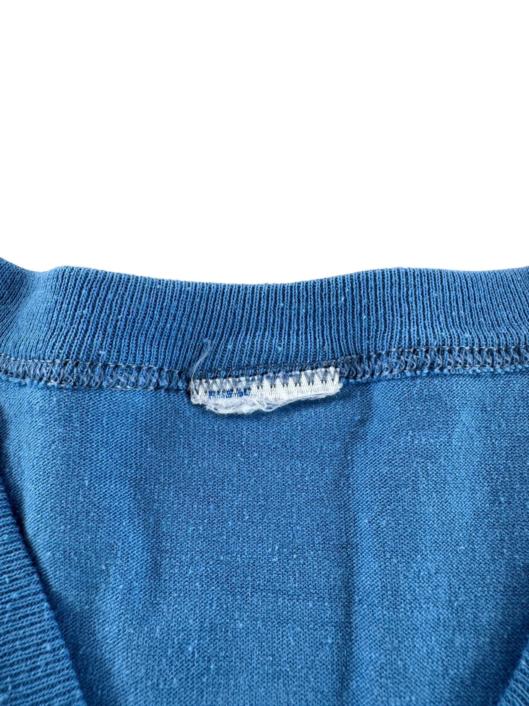 Tag on Vintage Baby Blue Cotton/Poly Jersey SZ XL (Fits L)