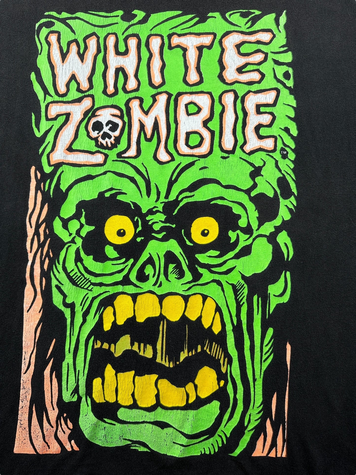 Graphic of Vintage White Zombie Monster Yell La Sexorcisto 1992 Tour Tee SZ L