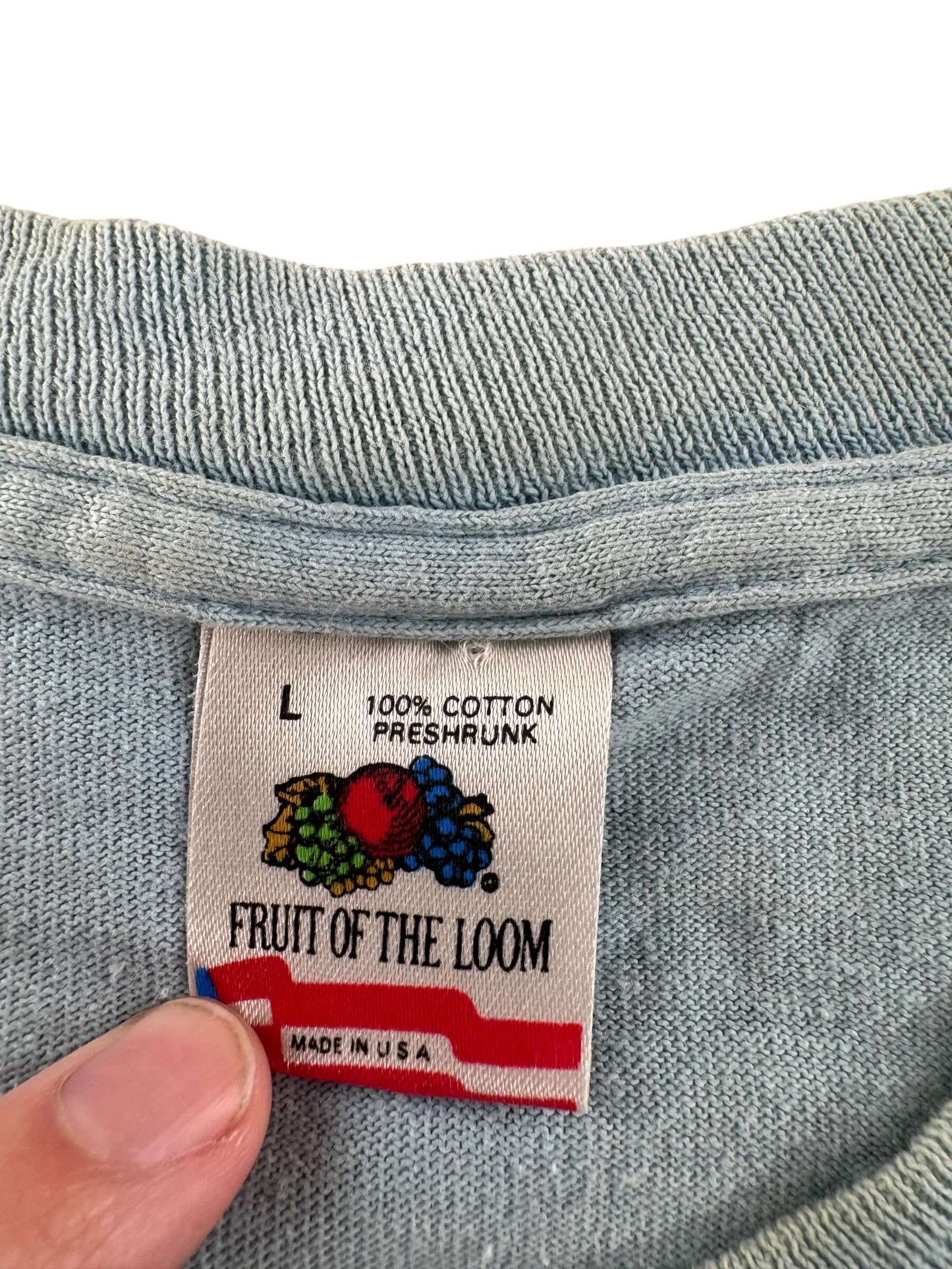 Label on Vintage Seattle Houseboats Tee SZ L (Fits M)