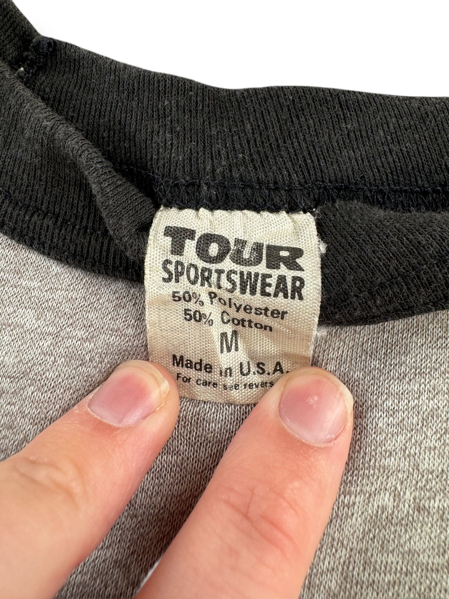 Tag on Vintage Joe Walsh Tour '83 Raglan Tee SZ S