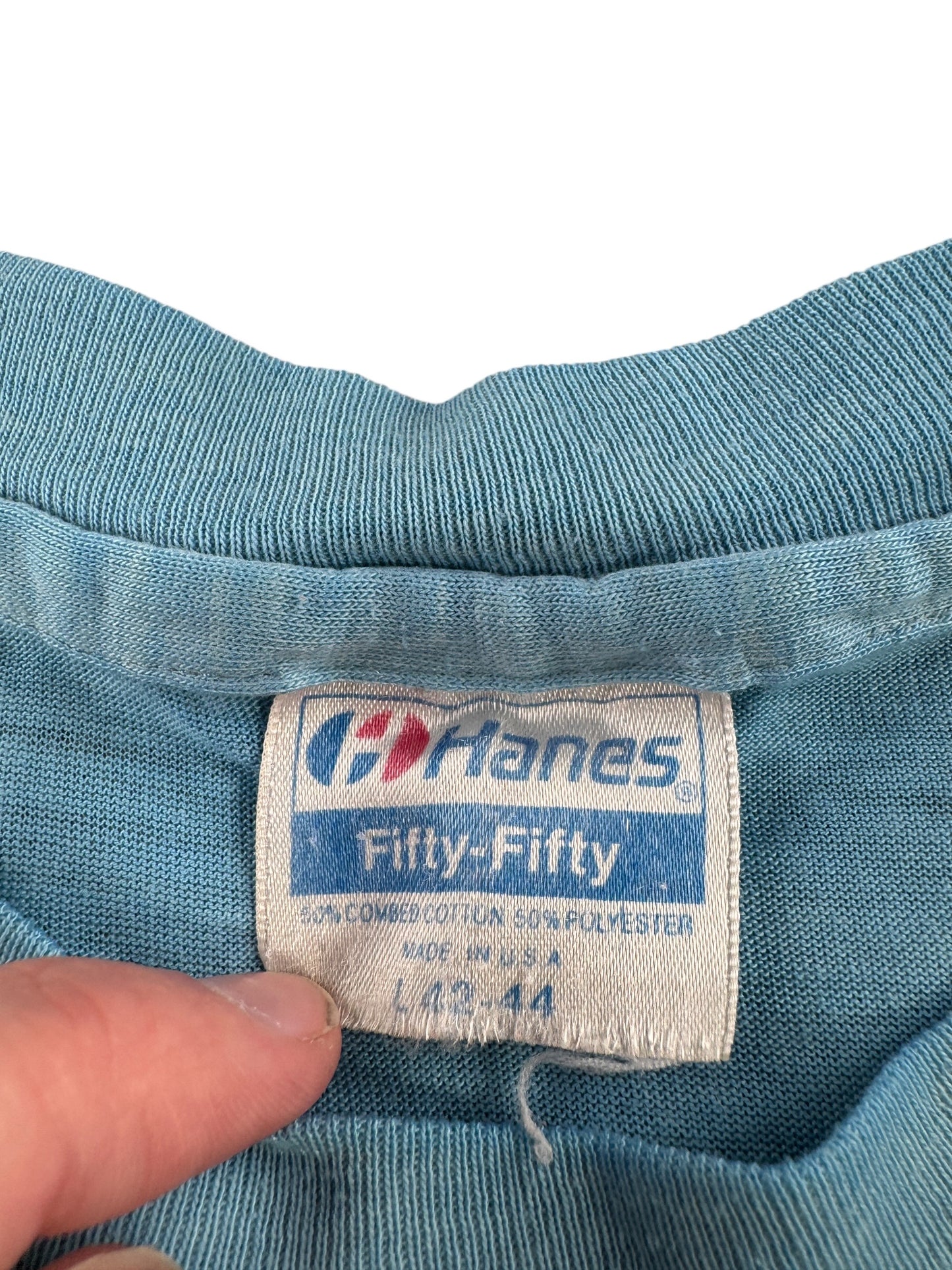 Tag on Vintage Paper Thin Highway 101 Shirt SZ L