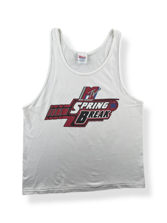 Front of Vintage MTV Spring Break '96 Tank Top SZ L
