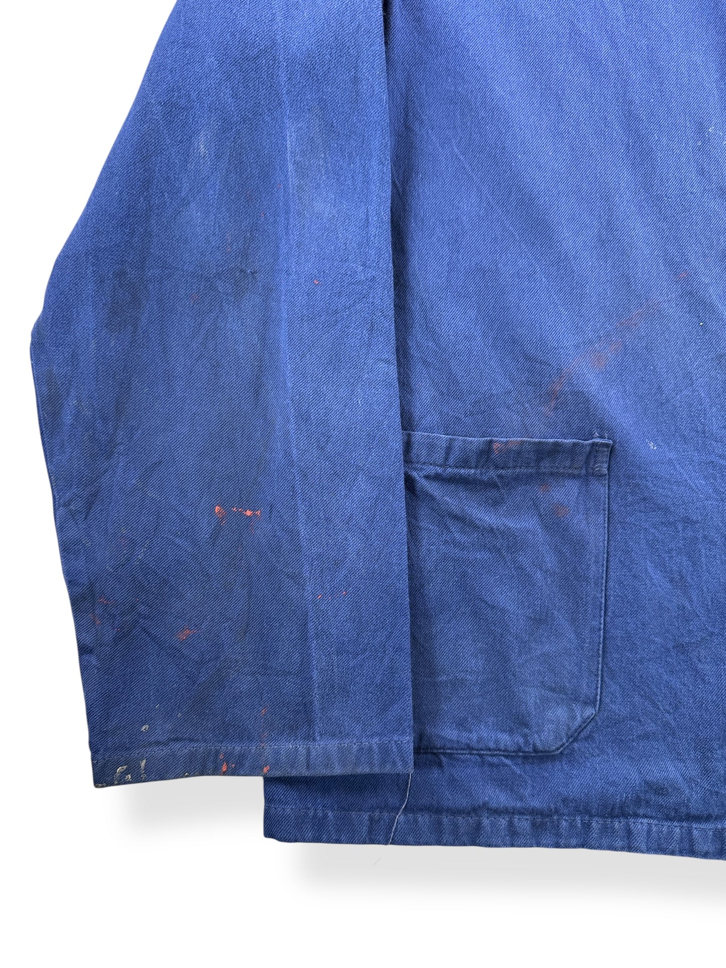 Wear on Vintage Zeta French Chore Coat SZ L