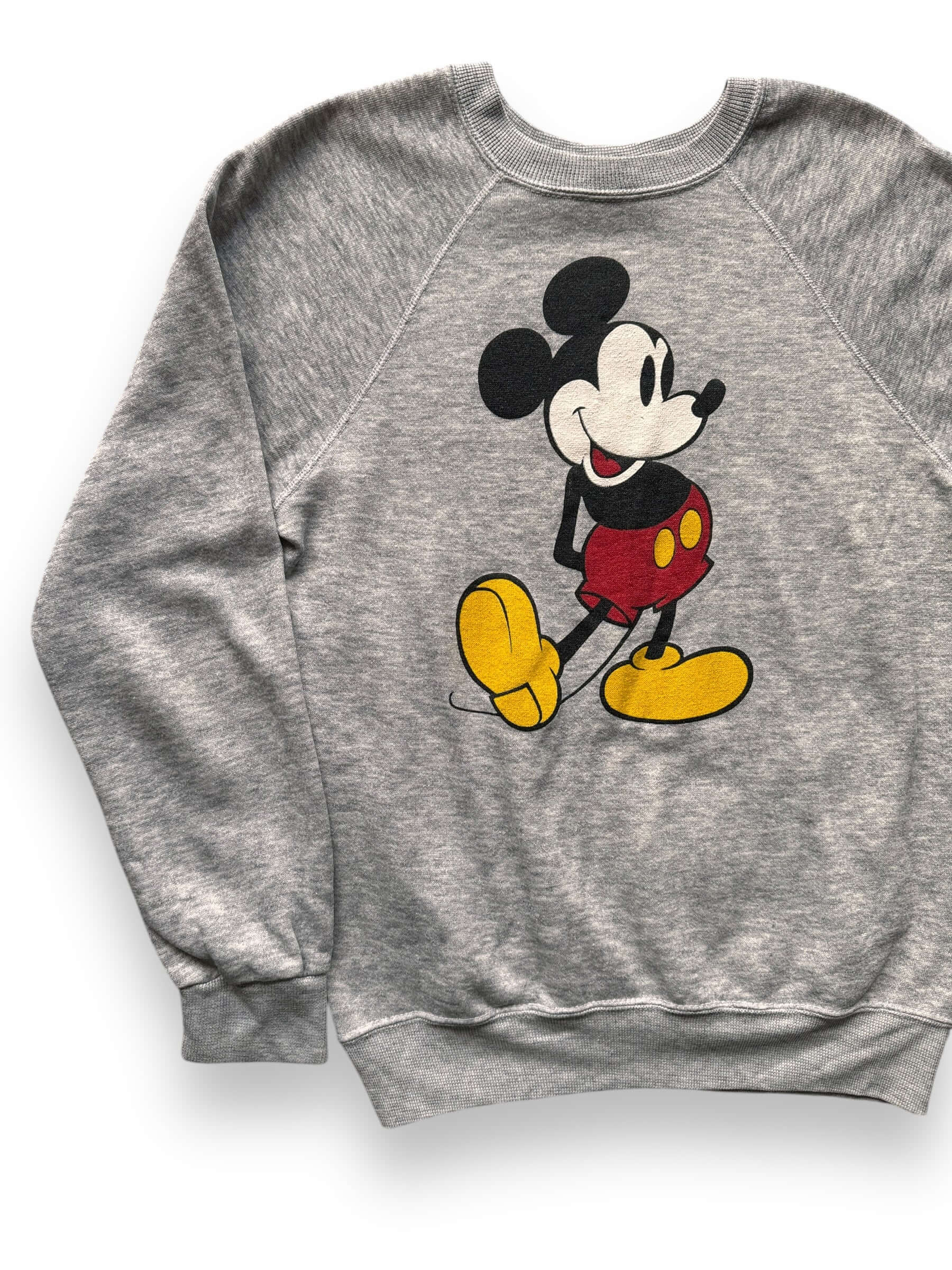 front right of Vintage Mickey Mouse Crewneck SZ M