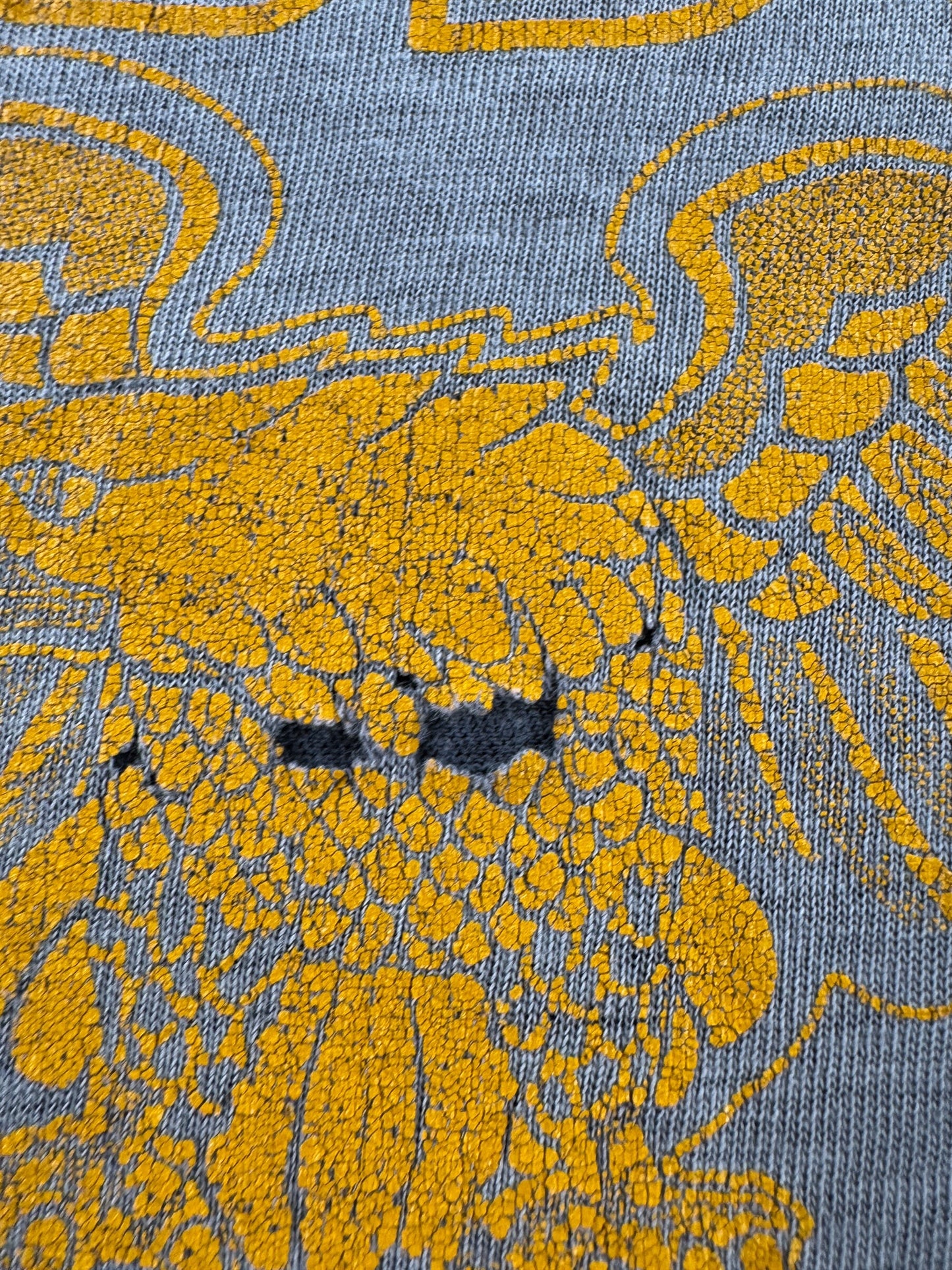 Hole on Vintage 70's/80's Harley Fader Cutoff Tee SZ M