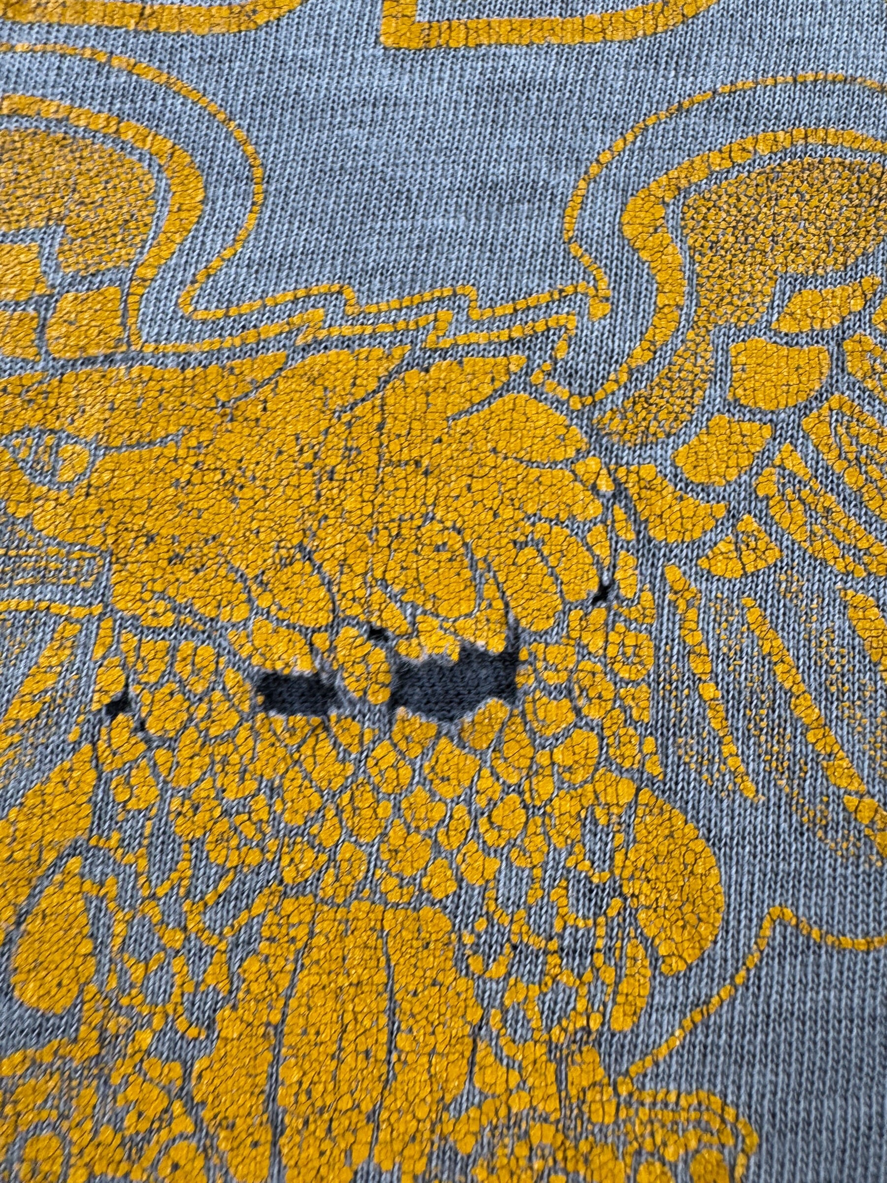 Hole on Vintage 70's/80's Harley Fader Cutoff Tee SZ M