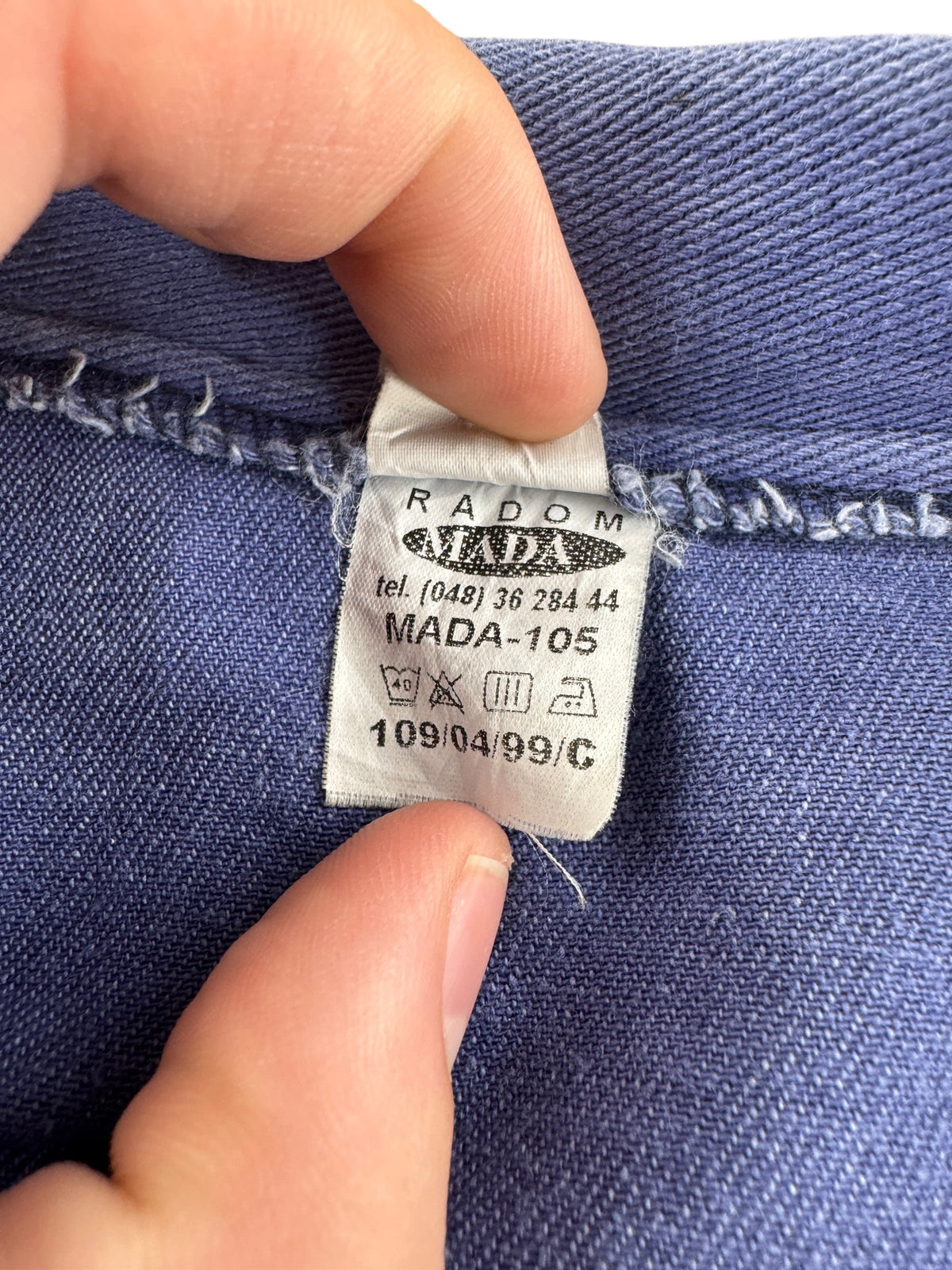 Tag on Vintage Ghost Pocket French Chore Coat SZ L