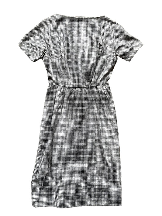 Full front view of Vintage 1950s Lanz Plaid Dress Sz XS |  Barn Owl Ladies Vintage| Seattle Vintage Dresses