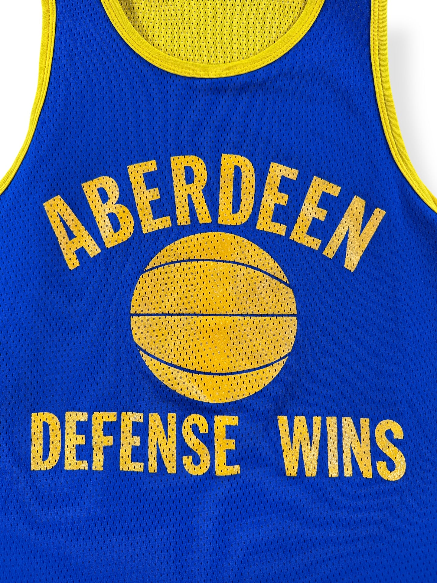 Graphic of Vintage Aberdeen Defense Wins Basketball Tank Top SZ XL (Fits M/L)