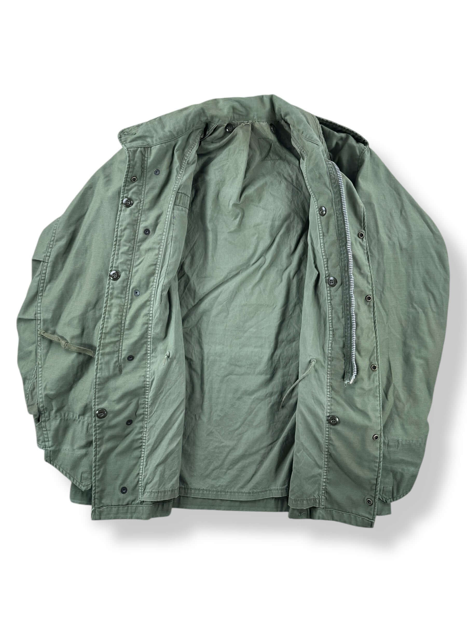 Inside of Vintage M-65 Field Jacket SZ L