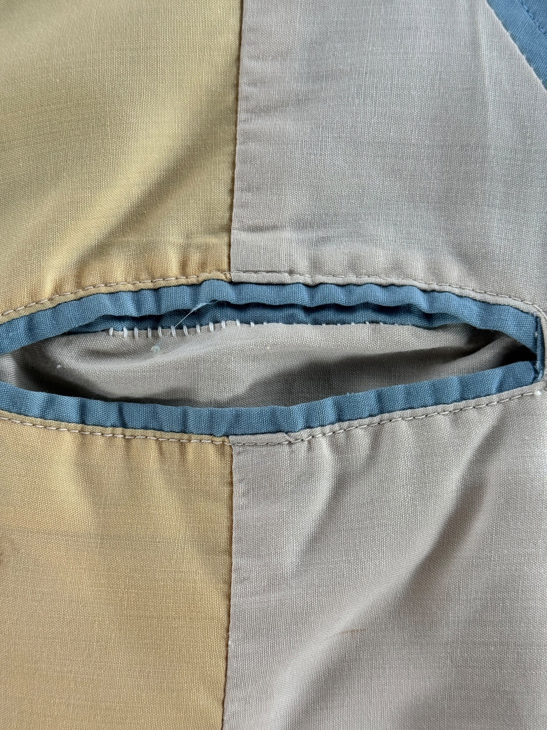 Pocket on Vintage Lancer Inner Router Button Up Shirt SZ S - AS IS