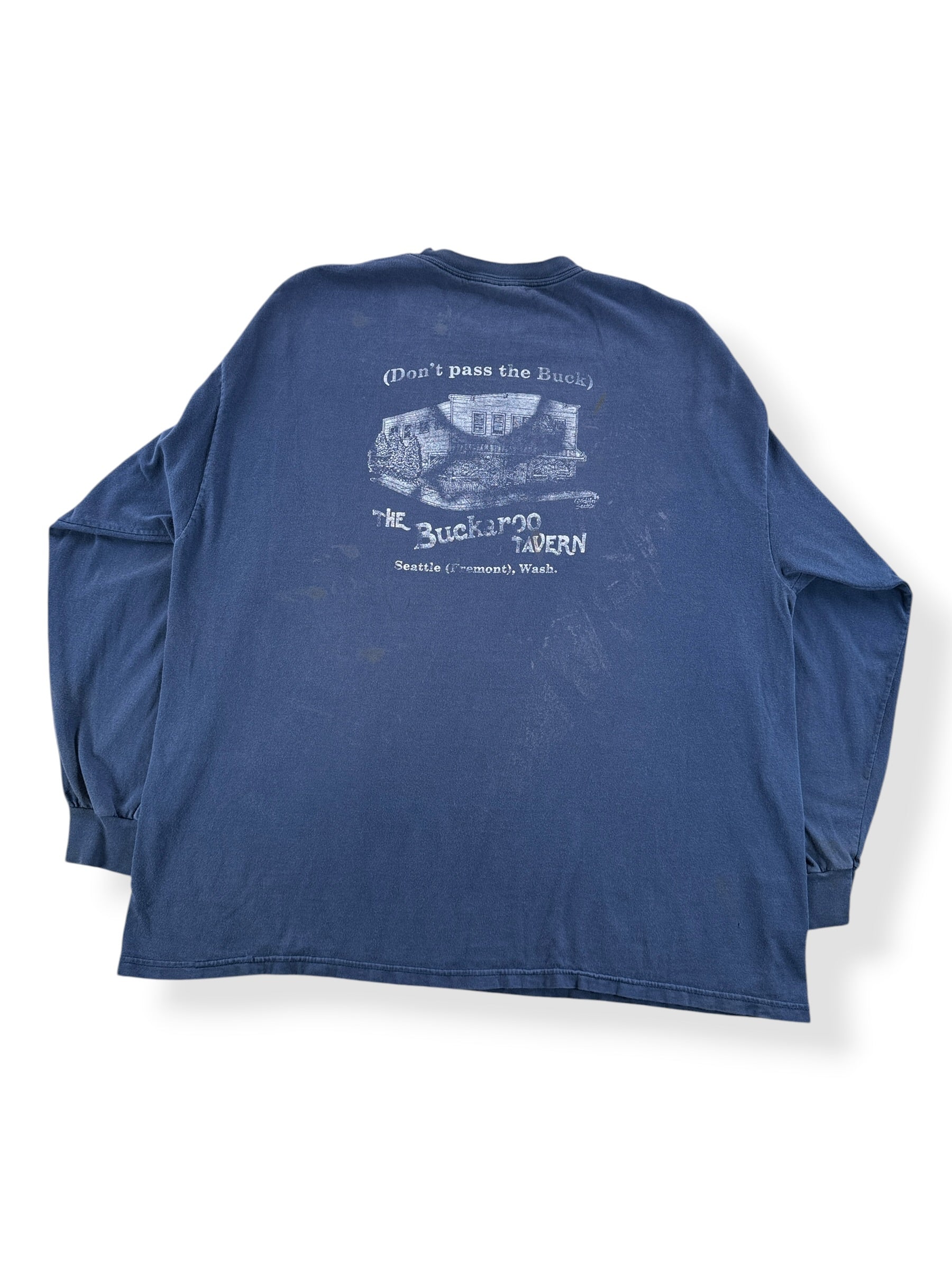 Back of Vintage Buckaroo Fremont Longsleeve Tee SZ XL
